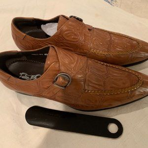 NEW Felix Chu Men Dress Shoes, Size 10, Leather with Strap , Business/Wedding